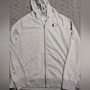 Champion Kids Light Gray Zip-Up Jacket